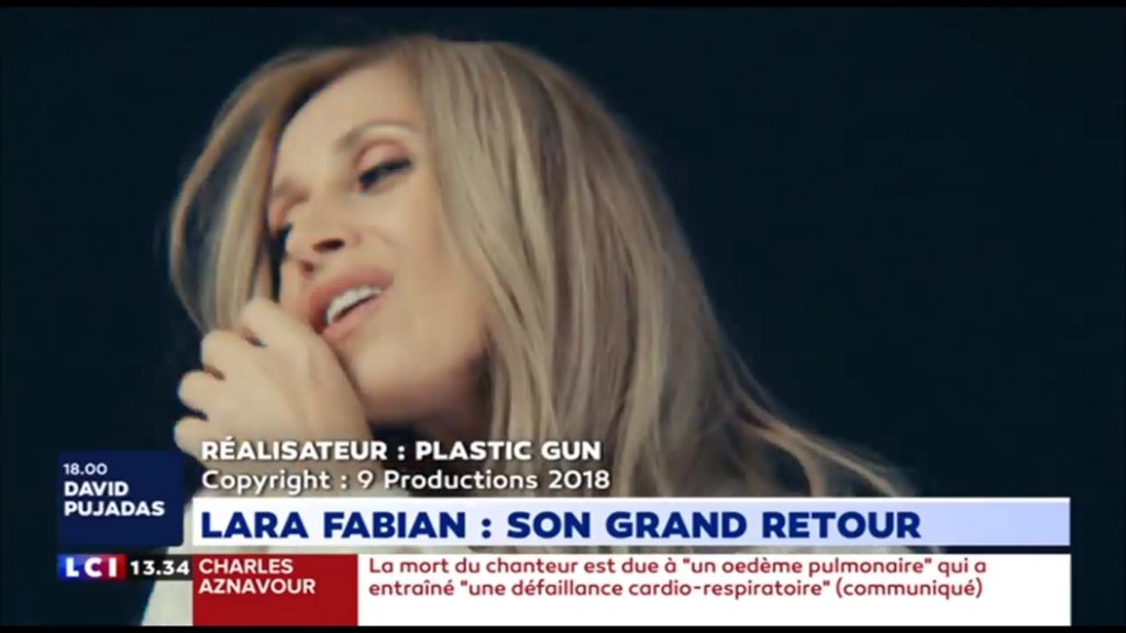 Lara Fabian dévoile son nouveau clip : "Papillon"